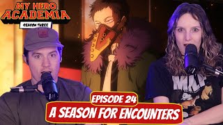 HES HERE  My Hero Academia Season 3 Wife Reaction  Ep 24 quotA Season For Encounters” [upl. by Asilem]