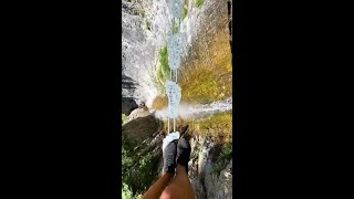 Via Ferrata Delle Aquile em Trentino Itália 🇮🇹 shorts [upl. by Syhr]