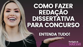 Como fazer uma redação dissertativa e argumentativa [upl. by Maddalena]