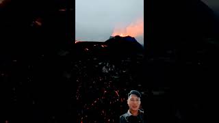 A volcanic eruption was caught on camera by a flycam volcanic frametv nature [upl. by Leaffar]