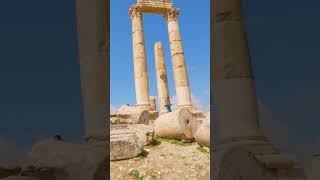 Ruins of Amman Citadel prowalktours travel jordan [upl. by Reel]