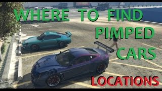 Where to find pimped cars in Gta V Story Mode Locations [upl. by Davis]