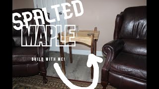 Building an End Table out of SPALTED MAPLE [upl. by Edwina]