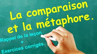 Comparaison et métaphorerappel de leçonexercices corrigés [upl. by Denzil]