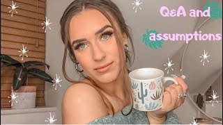 QampA AND YOUR ASSUMPTIONS ABOUT ME  Talia Rose [upl. by Aikyt]