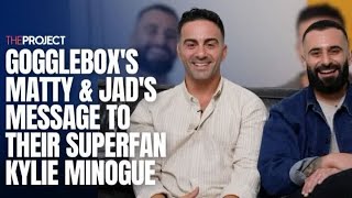 Goggleboxs Matty amp Jads Message To Their Superfan Kylie Minogue [upl. by Kentiga]