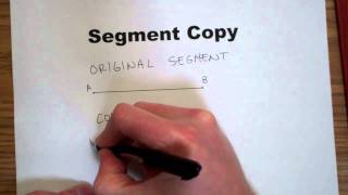 Segment Copy Construction [upl. by Hoye]