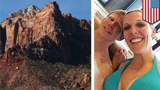 Newlywed BASE jumper Amber Bellows leaps to death in Zion [upl. by Jules]