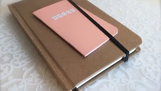 DIY Moleskine JournalSketchbook Part 2 [upl. by Brandy]