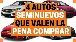 4 AUTOS SEMINUEVOS que debes considerar a COMPRA  Motoren Mx [upl. by Erbua]