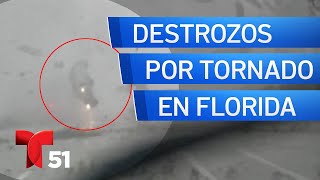 Tornado en Florida causa destrozos [upl. by Zaraf]