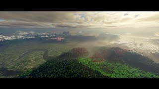 a blissful day in minecraft  distant horizons 20  iris shaders [upl. by Alfreda206]