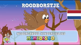 ROODBORSTJE  Kinderliedjes  Liedjes voor Peuters en Kleuters  Minidisco [upl. by Wehtam]