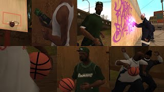 GTA SA Tagging up Turf Fix  Improvements [upl. by Langston]