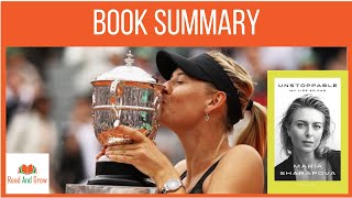 Unstoppable by Maria Sharapova  Autobiography  Animated Summary [upl. by Enilegna]