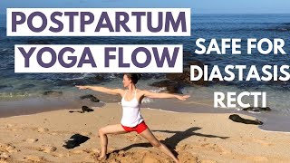 Postpartum Yoga Diastasis Recti [upl. by Ibbed807]