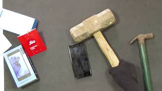 Gorilla Glass 5 Test  Hammer Test [upl. by Llehsyar]