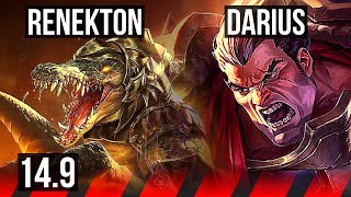 RENEKTON vs DARIUS TOP  6 solo kills 824  NA Diamond  149 [upl. by Robyn]