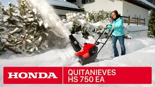 Quitanieves de una etapa Honda HS 750 EA [upl. by Chloras196]