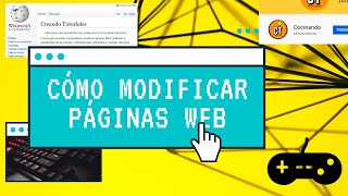 CÓMO MODIFICAR O MANIPULAR CUALQUIER PÁGINA WEB PARA BROMAS [upl. by Attej]