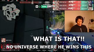 Sliggy Reacts To OXG Verno IMPOSSIBLE 1vs3 CLUTCH VS G2 In SENTINELS INVITATION [upl. by Adieren573]