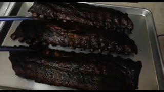 Smoked Baby back ribs on the Traeger grill [upl. by Mathre]