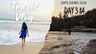 DAY 3 amp 4 GOA VLOG BAGA BEACH MORJIM BEACH BANYAN PLACE GOAN THALI KHUSHI JAISWAL [upl. by Leunas823]