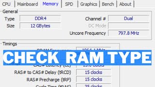 How to Check RAM Type DDR3 or DDR4 in Windows 1110  Check if your RAM is DDR3 or DDR4 [upl. by Acnalb]