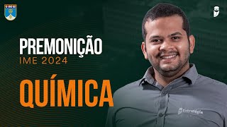 PREMONIÇÃO  OPERAÇÃO URCA  IME 2024  Química  Prof Thiago Cardoso [upl. by Richie]