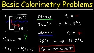 How To Solve Basic Calorimetry Problems in Chemistry [upl. by Ninon497]