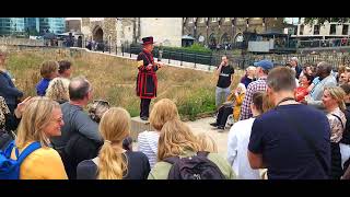 Hilarious Yeoman Warders at the Tower Of London  England [upl. by Xel816]