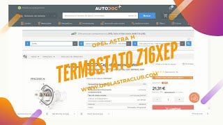 ASTRA G y H ✅ Termostato 16 y 18 Twinport Z16XEP  Z16XER  Z18XEP  Z18XER  P0597 [upl. by Nevuer]