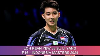 Loh Kean Yew vs Su Li Yang  Badminton 2024 [upl. by Ardell238]