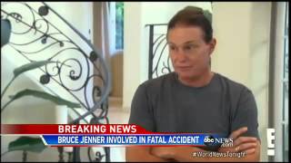 Bruce Jenner Involved in MultiCar Crash [upl. by Nessnaj]