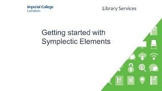 Getting started with Symplectic Elements [upl. by Demha]