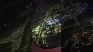 Beautiful Abu Dhabi From At Night plane abudhabi beautiful night sky [upl. by Shanta]