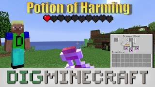 Potion of Harming in Minecraft Instant Damage I and II [upl. by Scherman63]