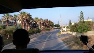 From Heraklion Airport to Hersonissos Crete [upl. by Adiene]