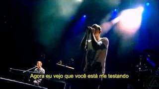 Linkin Park Pushing Me Away  Live In Milton Keynes  legendado [upl. by Haleak811]