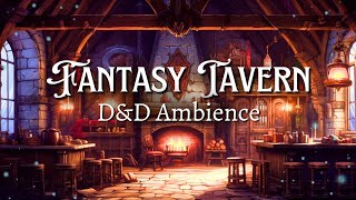 Fantasy Tavern Music 🍻🎶 Medieval Harp Music amp Ambience  DampDTTRPG [upl. by Maltzman]