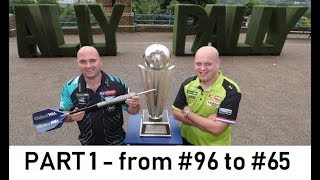 2019 World Darts Championship  All the players from 96 to 65 [upl. by Abehsat]