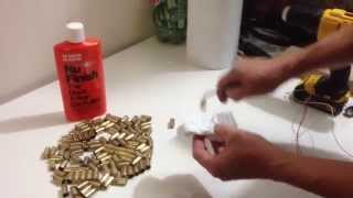 Polishing Brass Casings with Nu Finish PROOF IT WORKS [upl. by Tirzah]