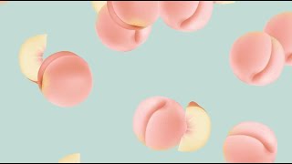 PEACH BACKGROUND 🍑 CUTE KAWAII PEACH BACKGROUND✨ [upl. by Cordelia]