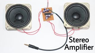 Stereo Amplifier using 2025ic  Perfect sound [upl. by Tallbot620]