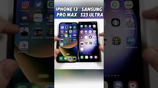 iPhone 13 Pro Max vs Samsung S23 Ultra EPIC SPEED SHOWDOWN⚡Fastest Flagship of 2024🔥shortsviral [upl. by Ahsinahs]