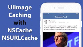 Swift Loading Images Asynchronously and storing with NSCache and NSURLCache [upl. by Olegnad783]