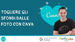 Canva for Education come rimuovere lo sfondo [upl. by Quenby]