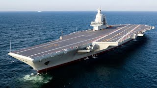 Chinas Fujian Aircraft Carrier Returns to Base in AMAZING Video [upl. by Cal]