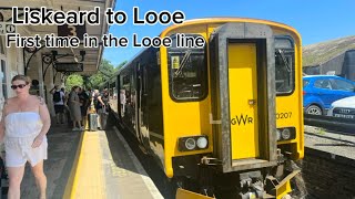 Liskeard to Looe First to on the Looe Line GWR [upl. by Nosille75]