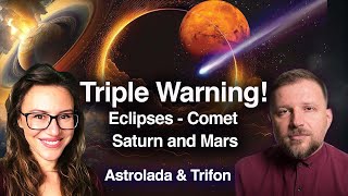 WARNING Triple ALERT ECLIPSE COMET Saturn amp Mars April 2024 Sidereal Astrology [upl. by Edialeda]